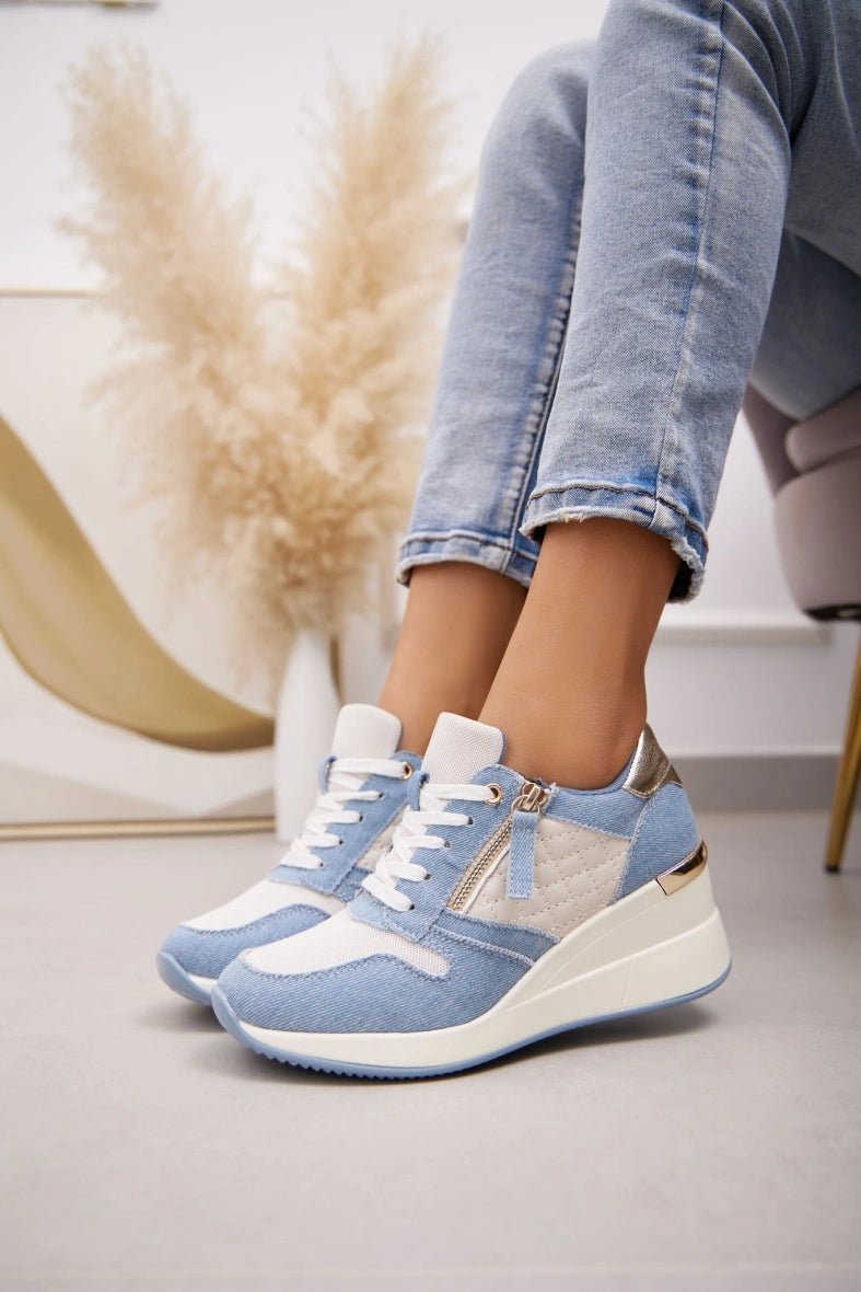 Baskets compensées bi matière - RIVE GAUCHE