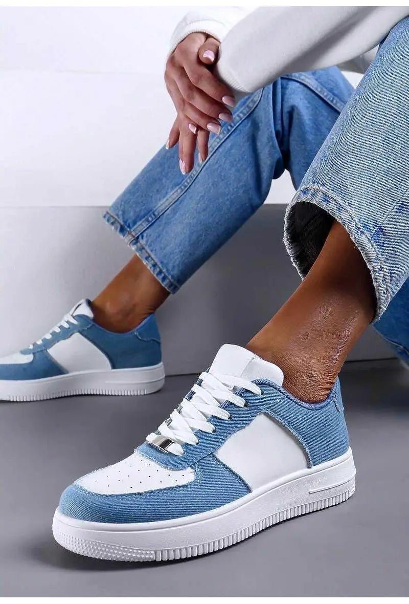 Baskets sneakers classiques bi matiere - RIVE GAUCHE