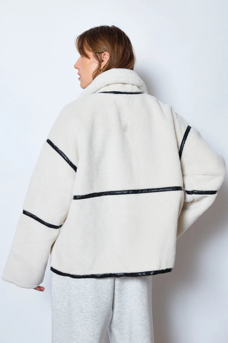 Blouson aviateur en sherpa - RIVE GAUCHE