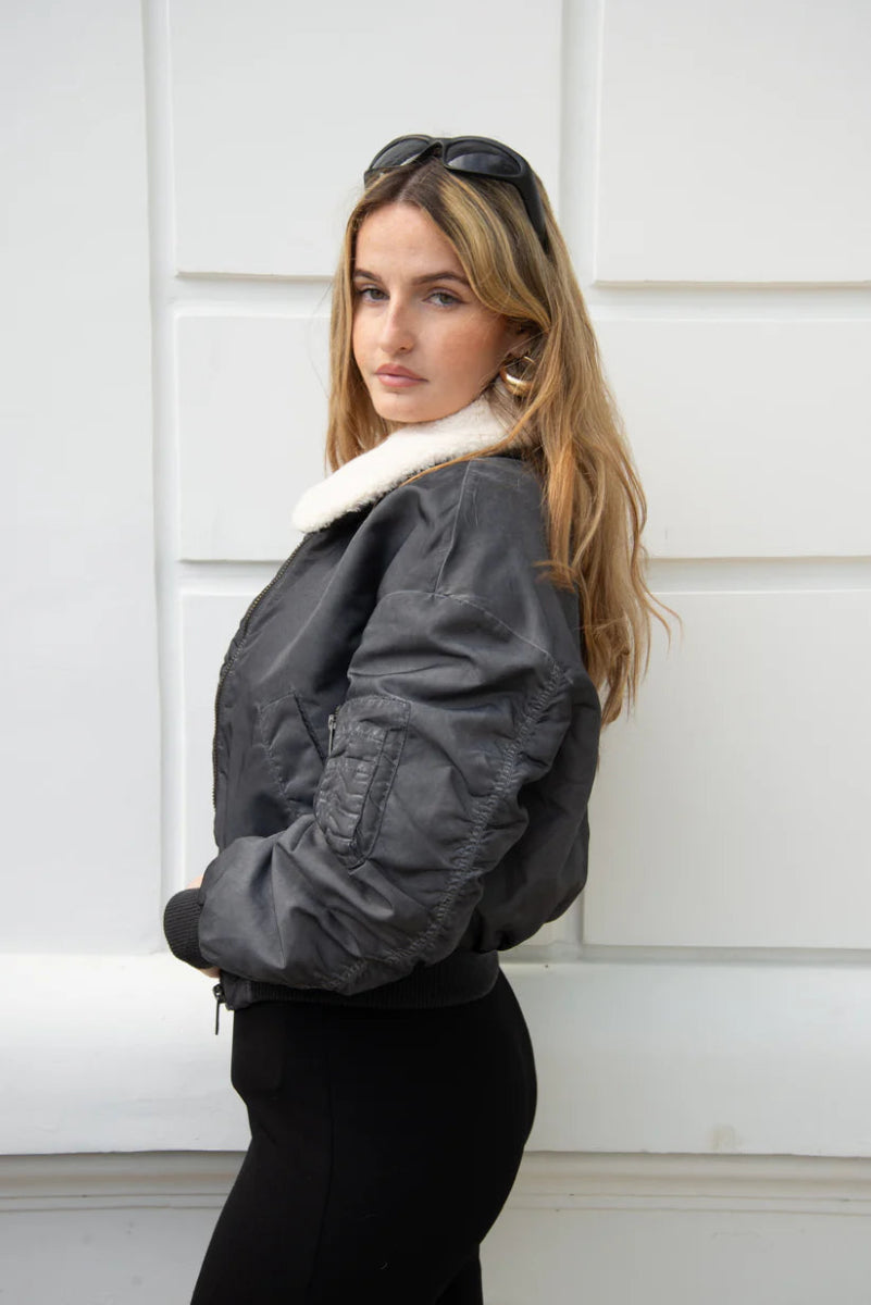 Blouson aviateur vintage - RIVE GAUCHE