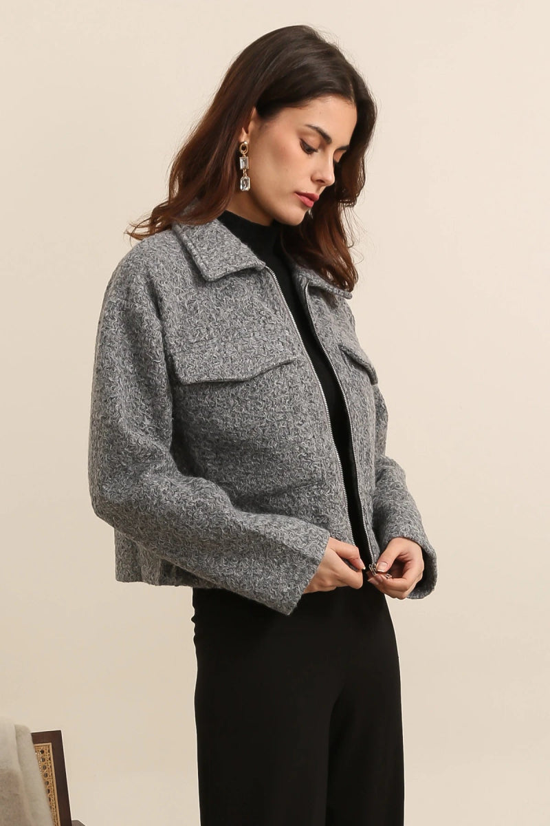 Blouson court avec poches - RIVE GAUCHE