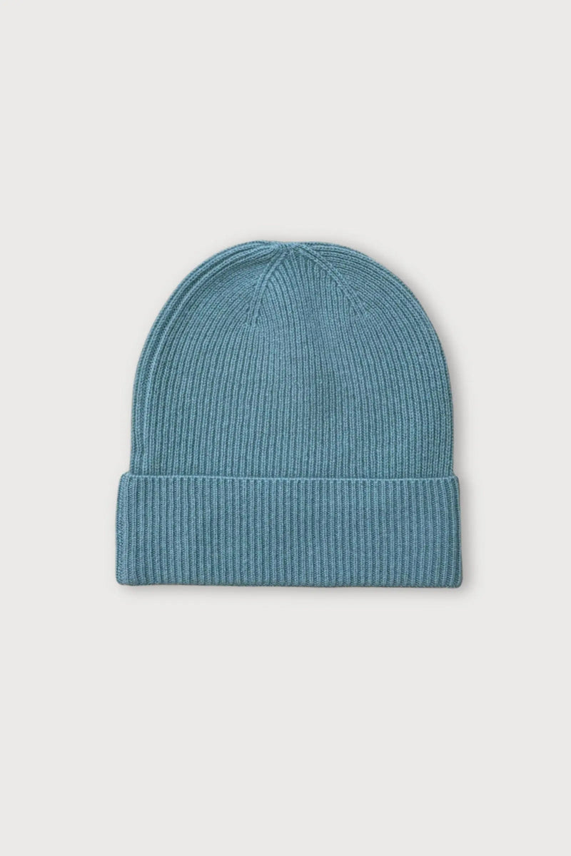 Bonnet céladon 100% cachemire - RIVE GAUCHE