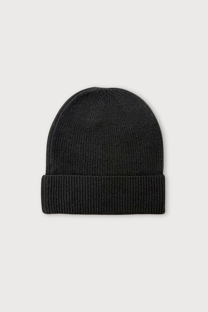 Bonnet marron foncé 100% cachemire - RIVE GAUCHE