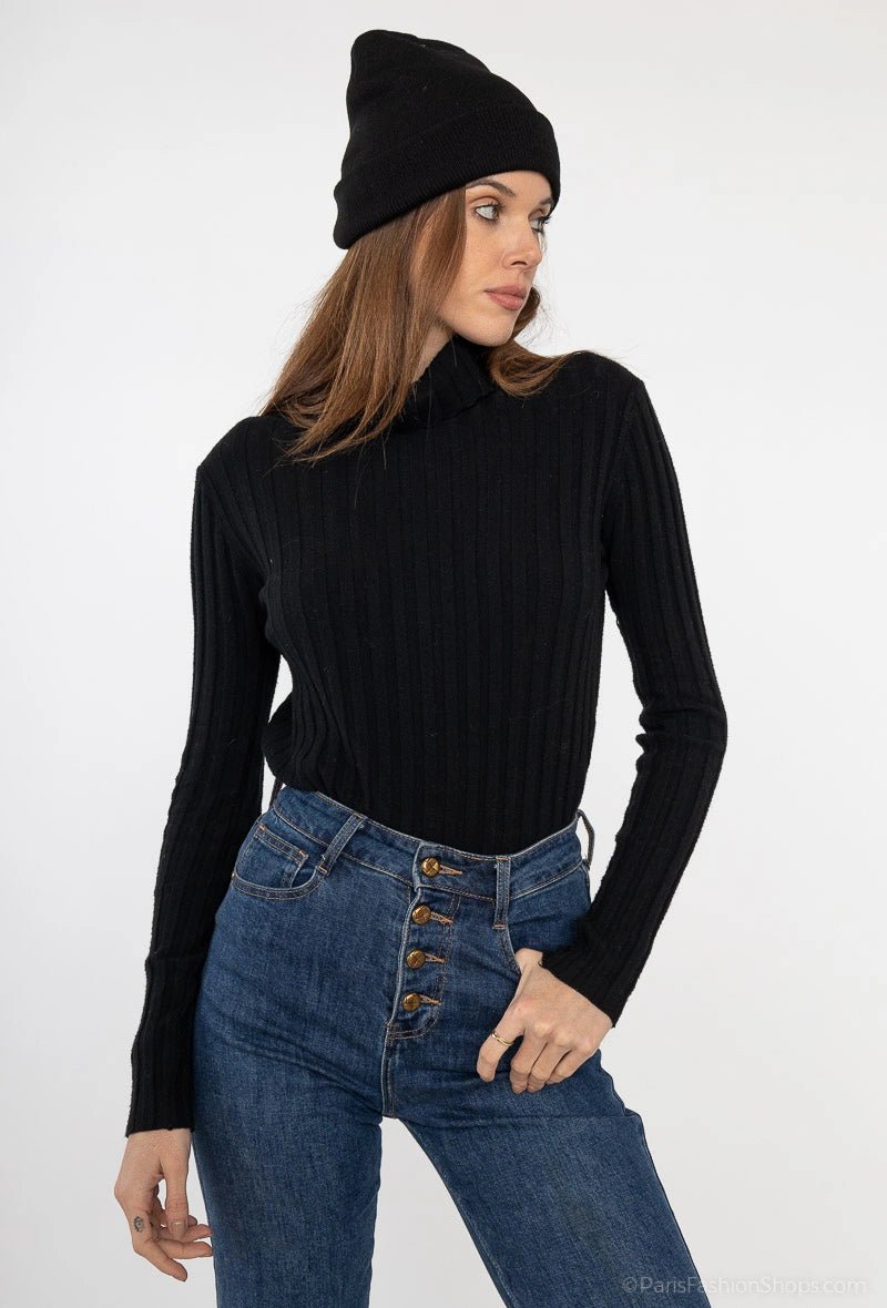 Bonnet noir uni - RIVE GAUCHE