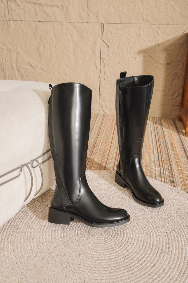 Bottes à talon noir Anika - RIVE GAUCHE