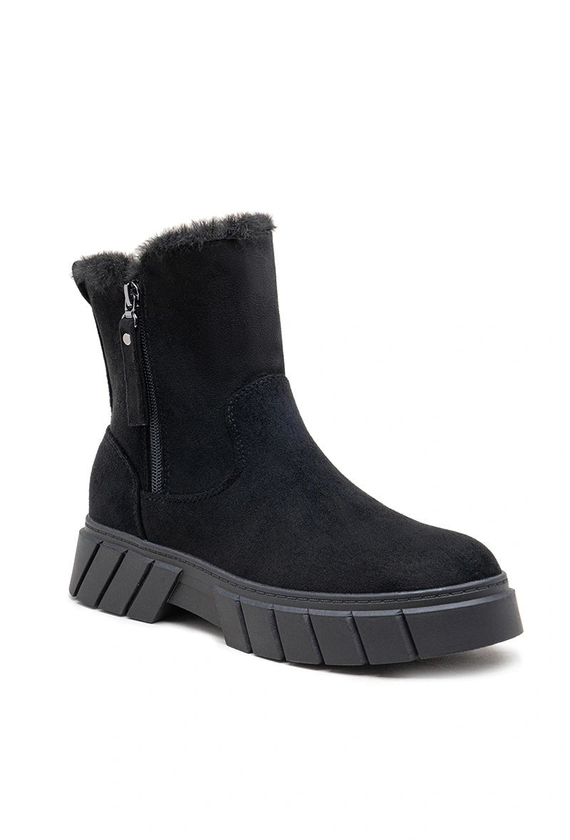 Bottines fourrées noires - RIVE GAUCHE