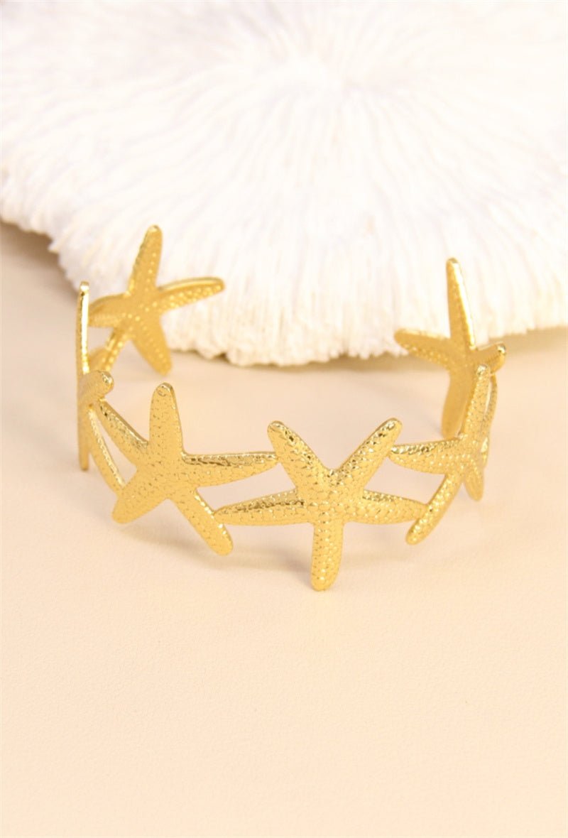 Bracelet Étoile de Mer Ajustable – Élégance Marine en Acier Inoxydable - RIVE GAUCHE