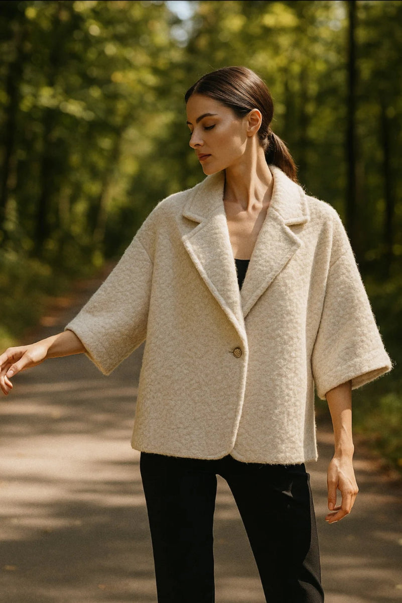 Cardigan en shearling Donna - RIVE GAUCHE