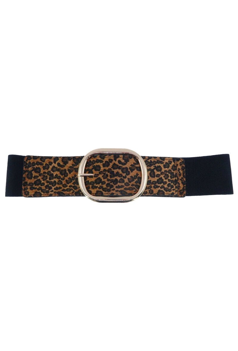 Ceinture élastique motif léopard - RIVE GAUCHE