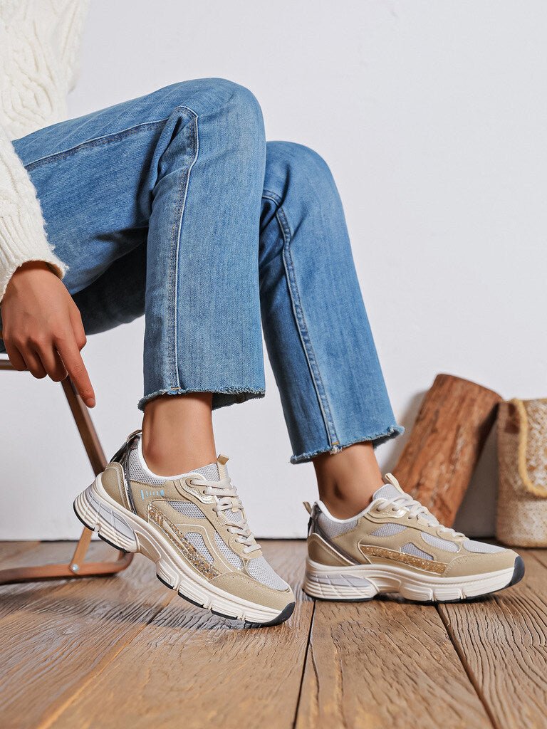 Chaussures baskets running écru - RIVE GAUCHE