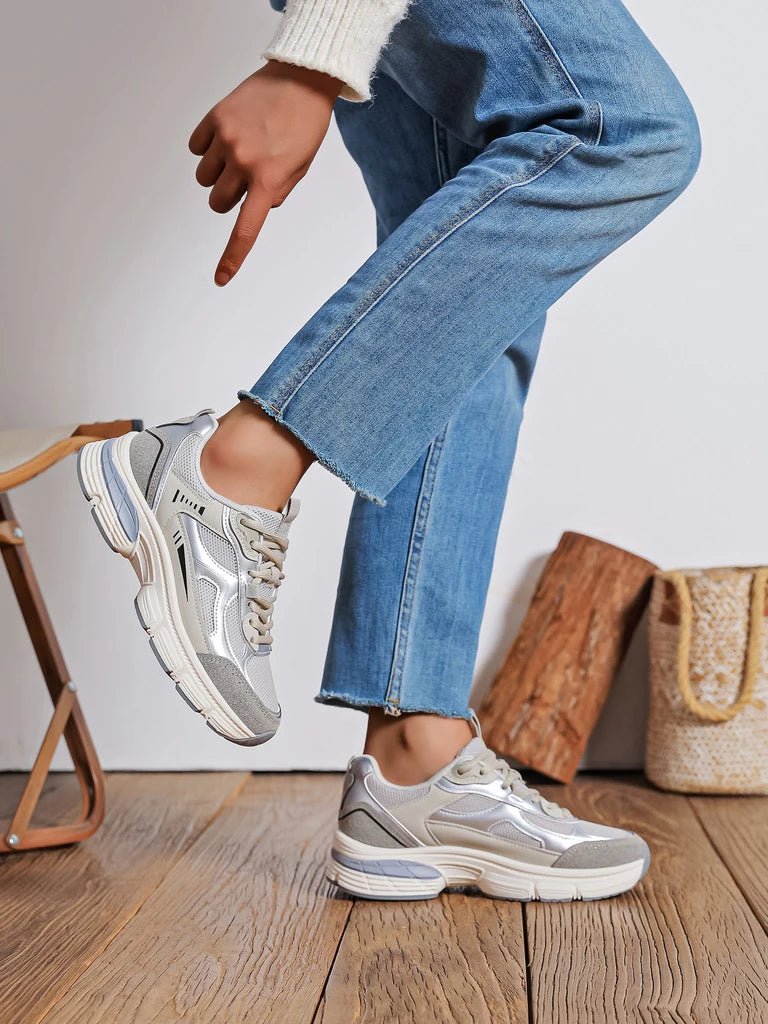 Chaussures baskets running grises - RIVE GAUCHE