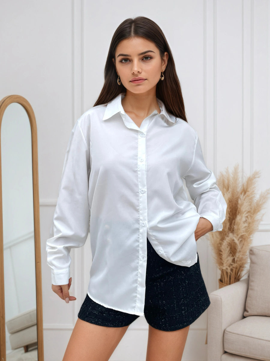 Chemise blanche basique fluide - RIVE GAUCHE