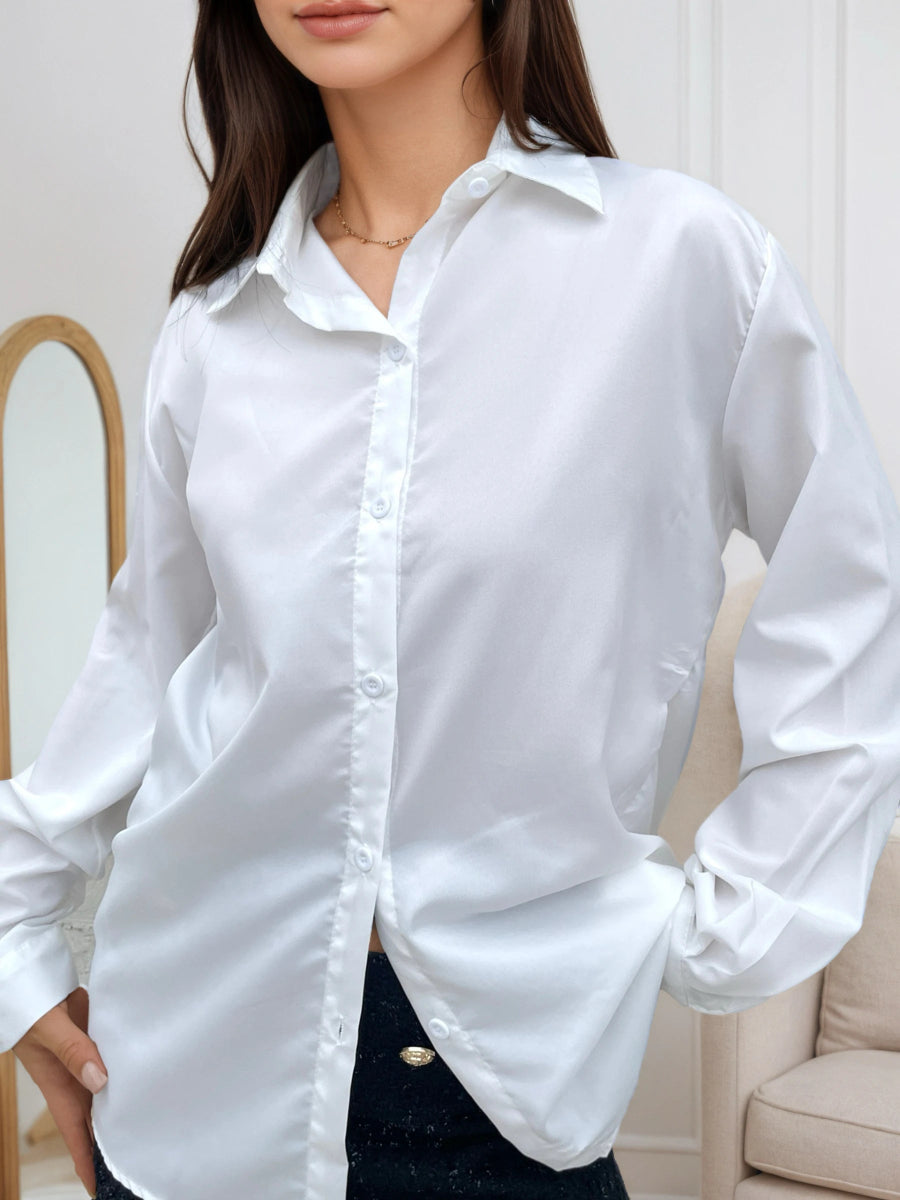 Chemise blanche basique fluide - RIVE GAUCHE