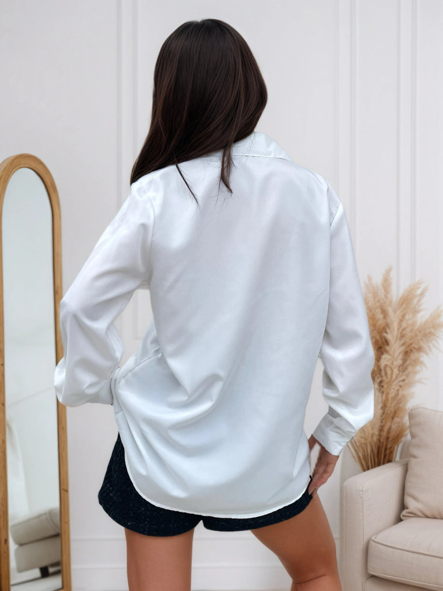 Chemise blanche basique fluide - RIVE GAUCHE