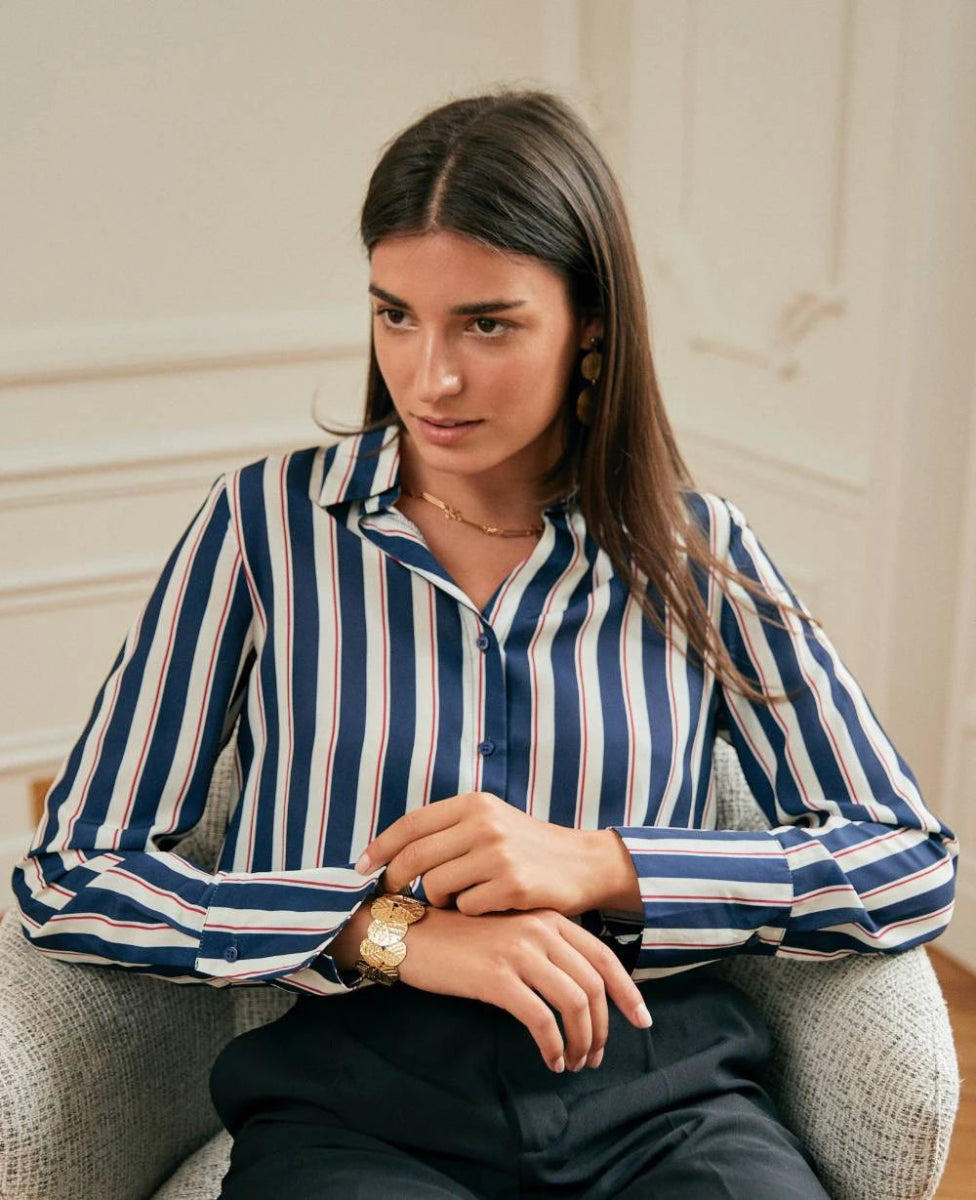 Chemisier à Rayures - RIVE GAUCHE