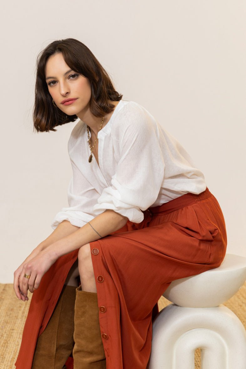 Chemisier en coton - RIVE GAUCHE