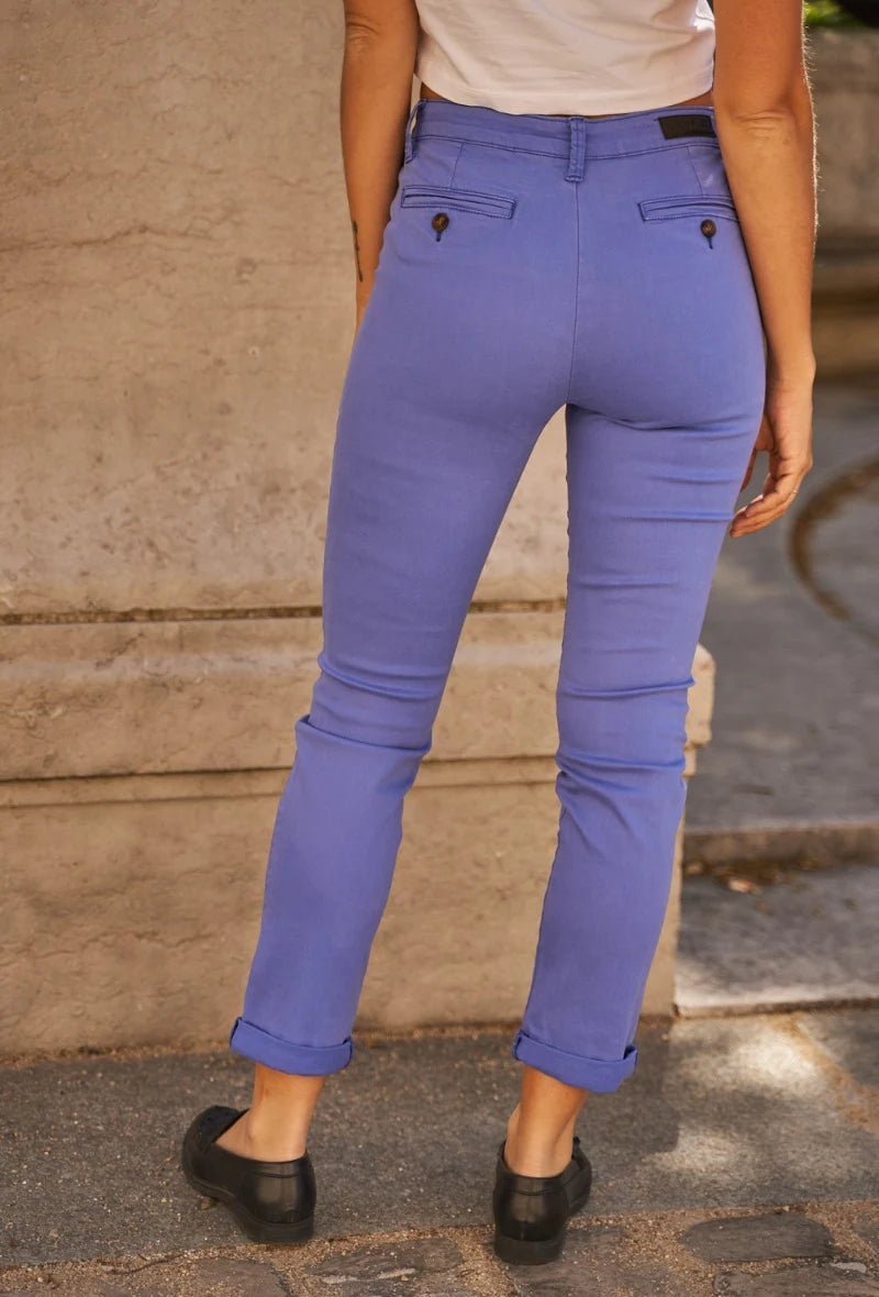 Chino en coton lavande - RIVE GAUCHE