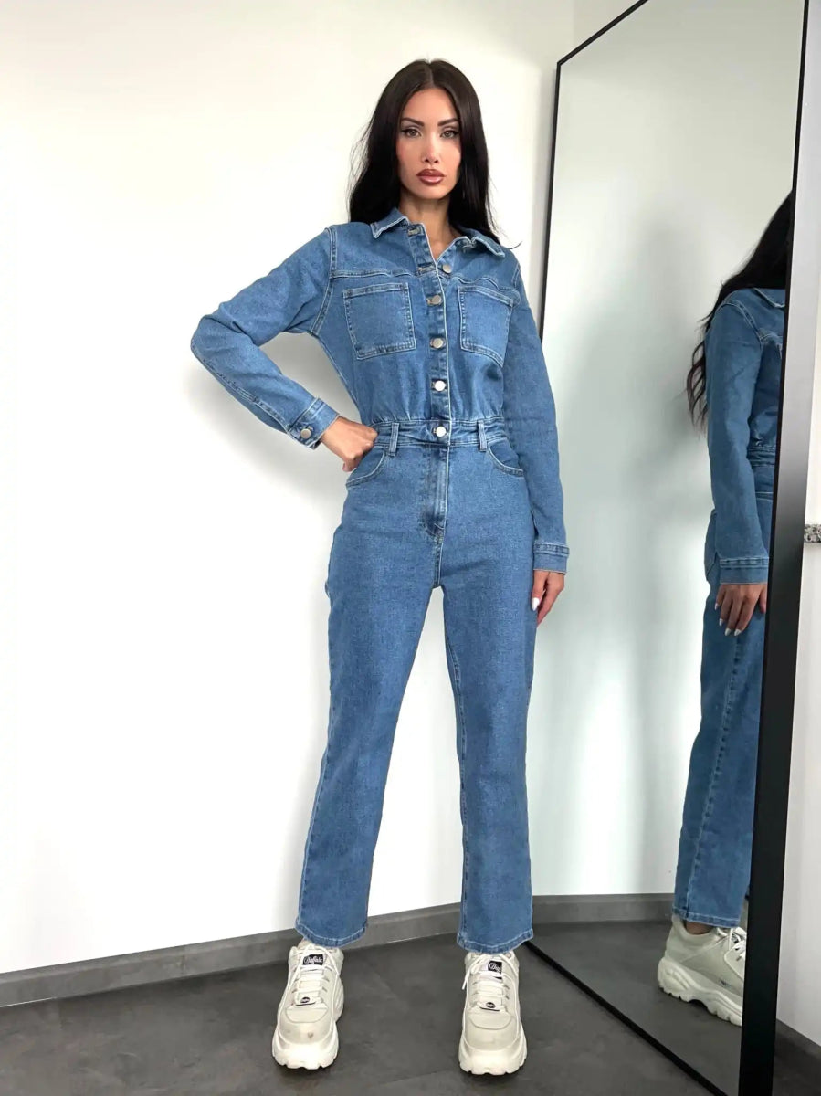 Combinaison denim - RIVE GAUCHE