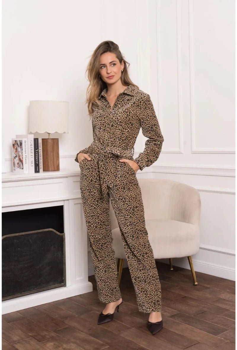 Combinaison fluide léopard - RIVE GAUCHE