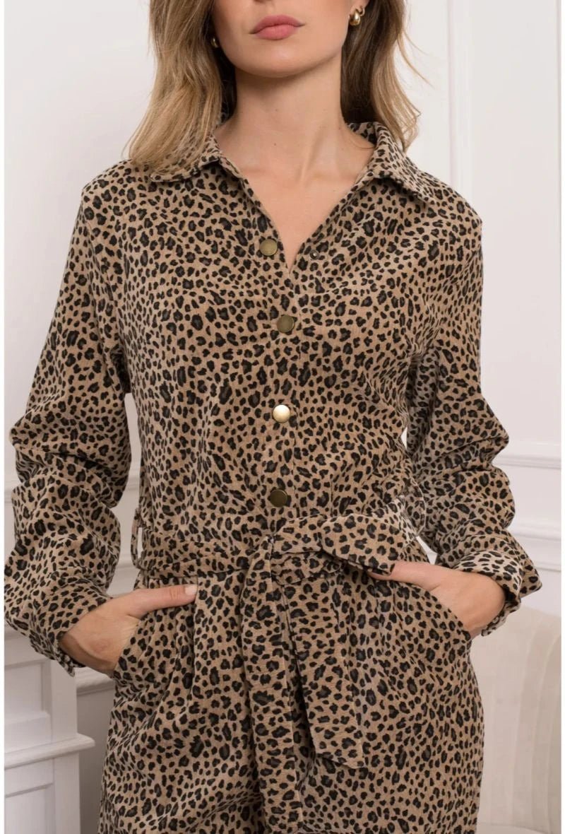 Combinaison fluide léopard - RIVE GAUCHE