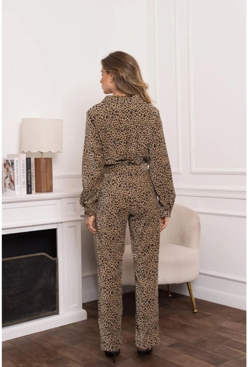 Combinaison fluide léopard - RIVE GAUCHE