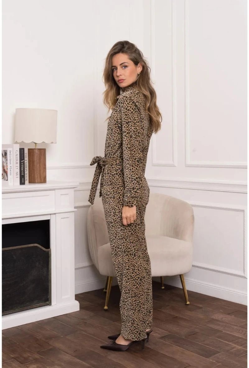 Combinaison fluide léopard - RIVE GAUCHE