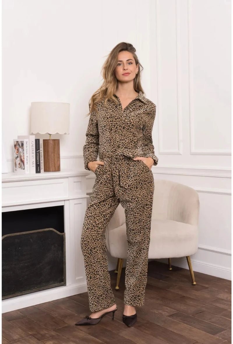 Combinaison fluide léopard - RIVE GAUCHE