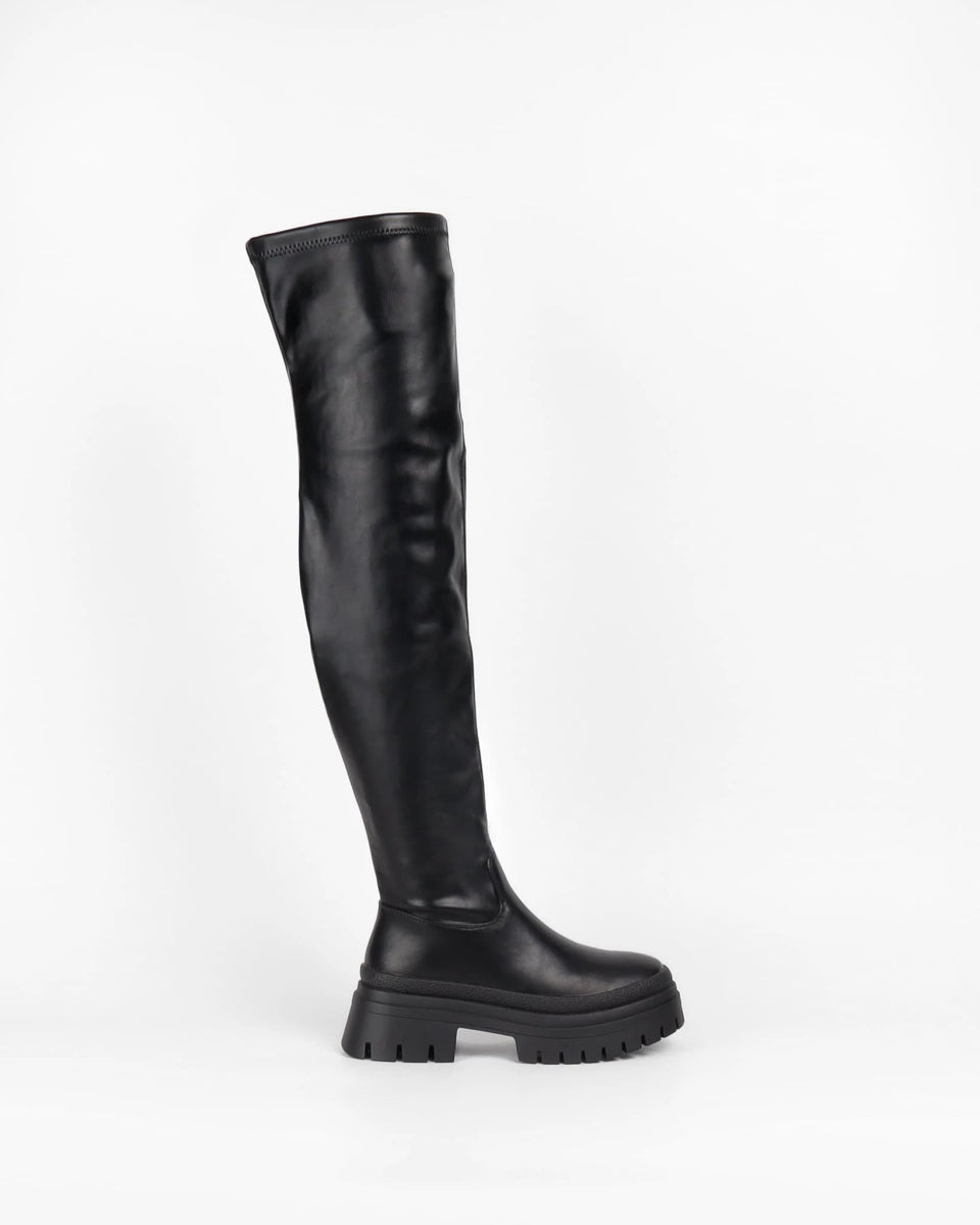 Cuissarde en simili cuir élastique - RIVE GAUCHE