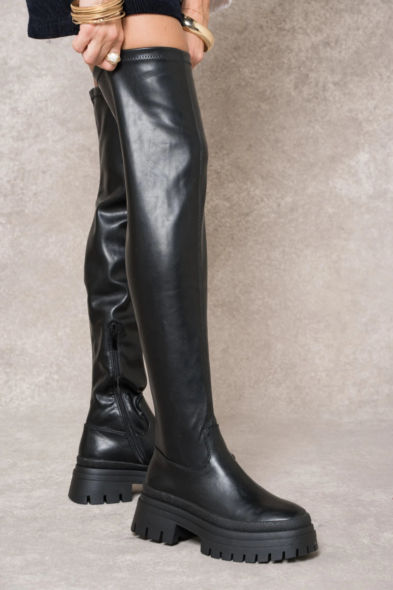 Cuissarde en simili cuir élastique - RIVE GAUCHE