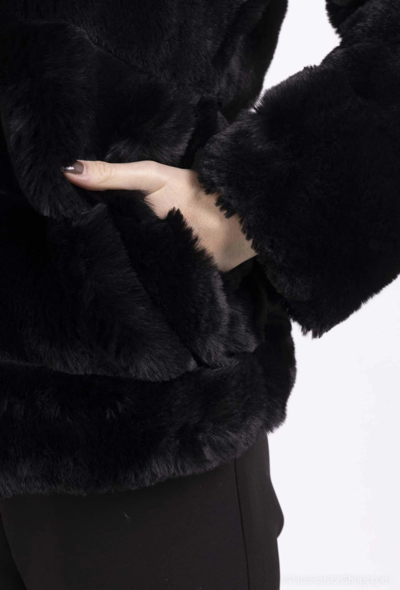 Doudoune à capuche noire - RIVE GAUCHE