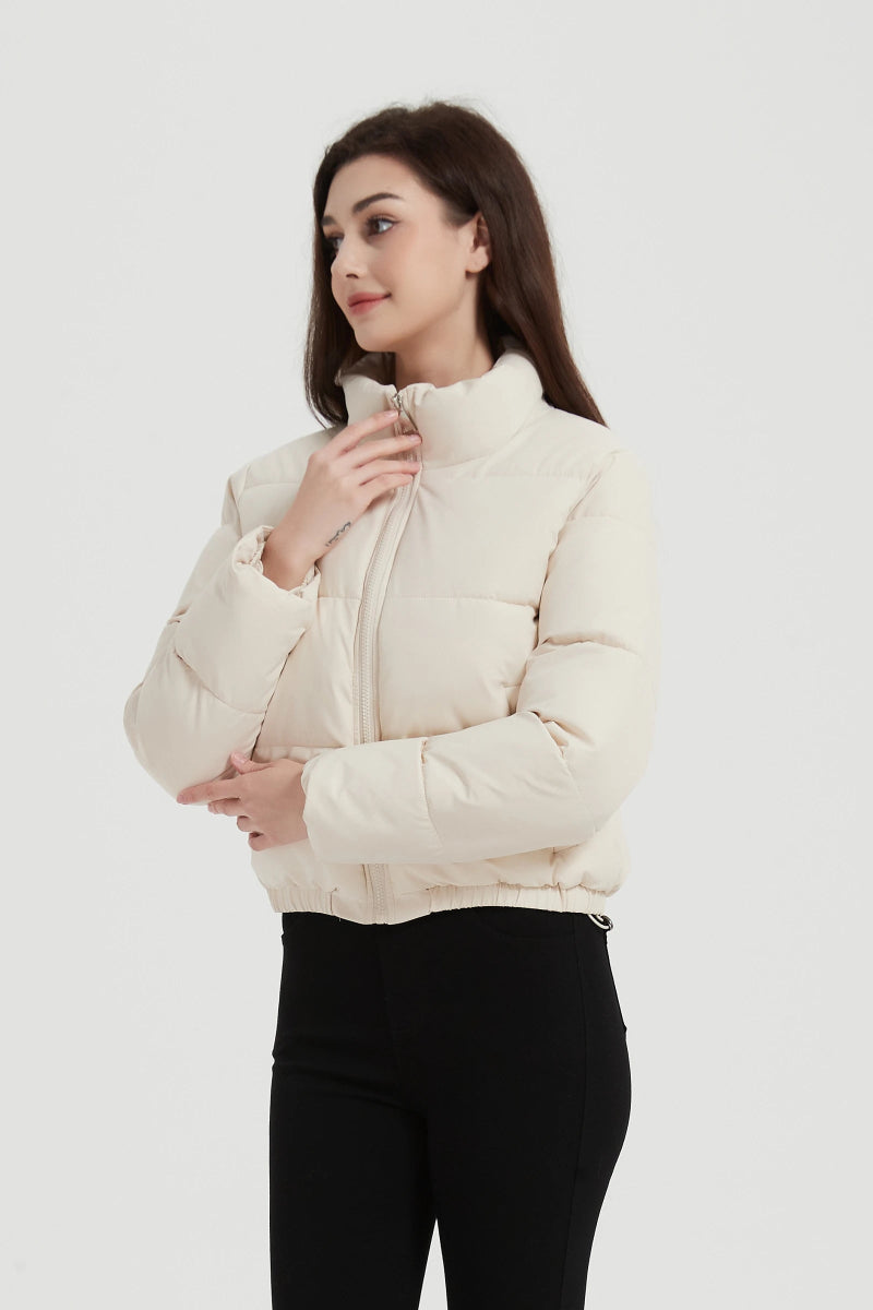 Doudoune courte matelassée écrue - RIVE GAUCHE