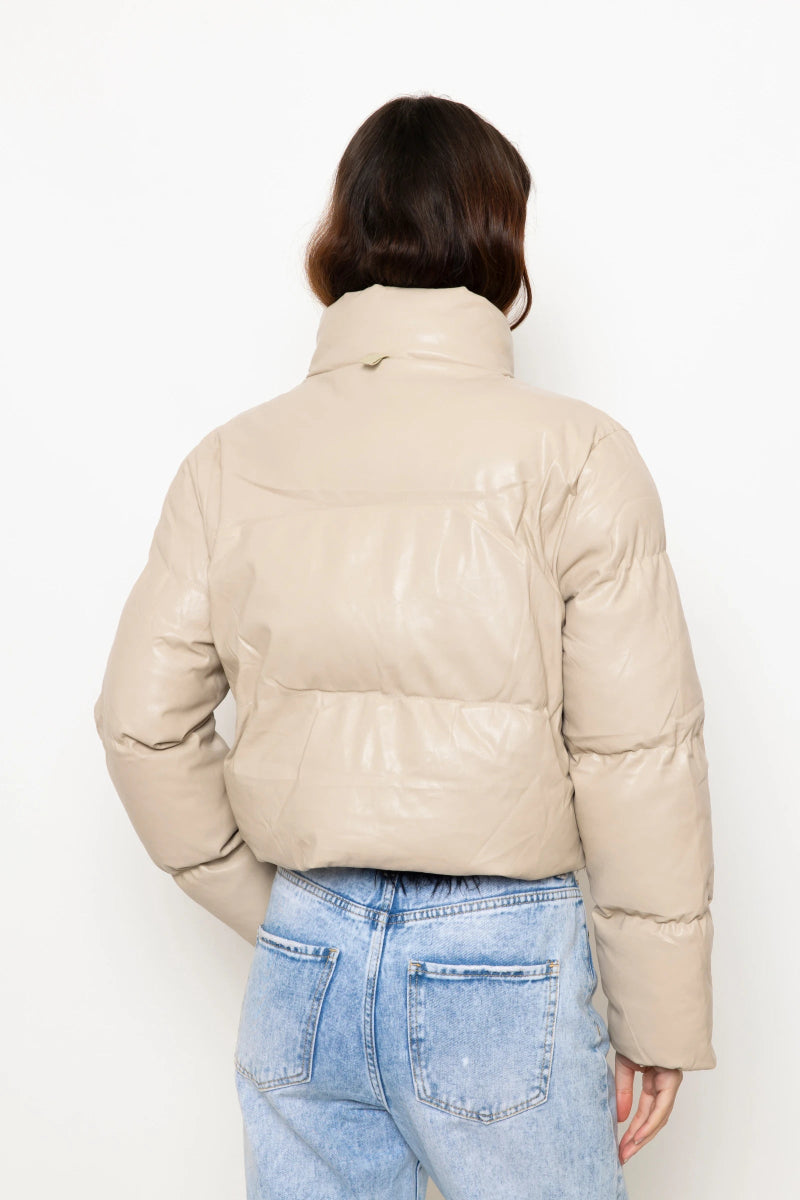 Doudoune matelassée beige - RIVE GAUCHE