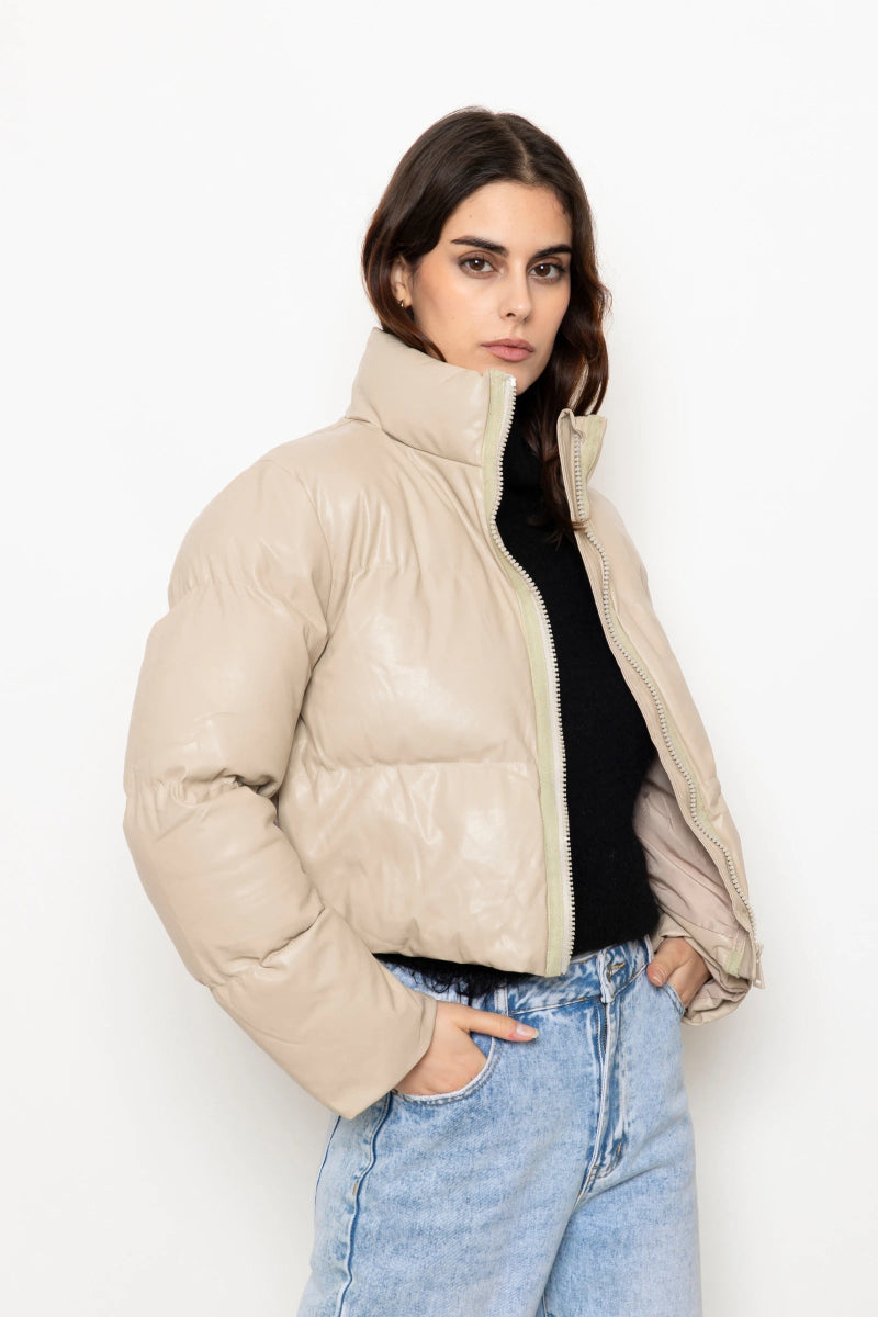 Doudoune matelassée beige - RIVE GAUCHE