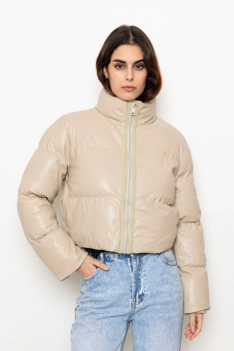 Doudoune matelassée beige - RIVE GAUCHE