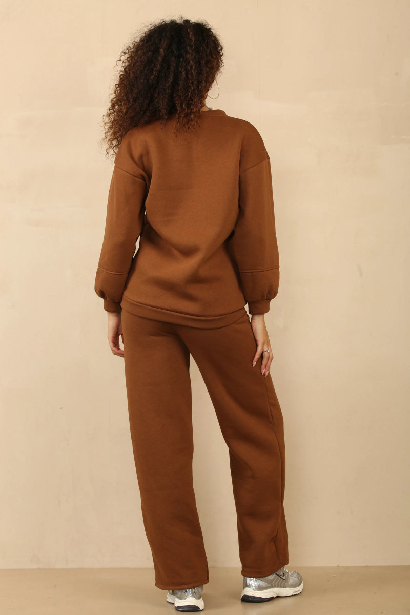 Ensemble à coupe décontractée classique terracotta - RIVE GAUCHE