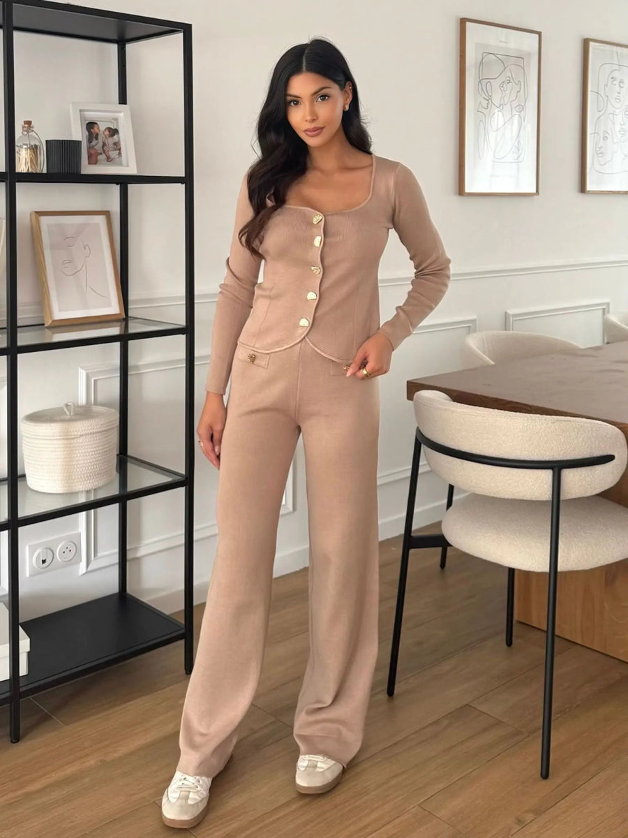 Ensemble avec boutonnage doré - RIVE GAUCHE