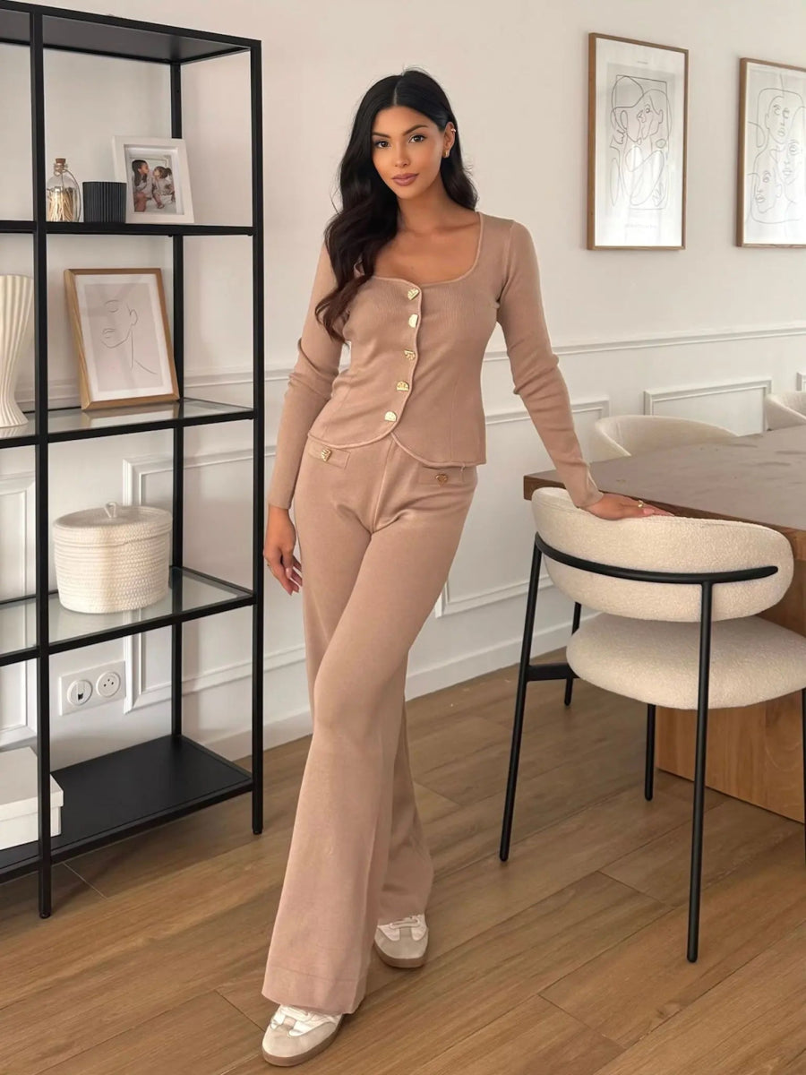 Ensemble avec boutonnage doré - RIVE GAUCHE