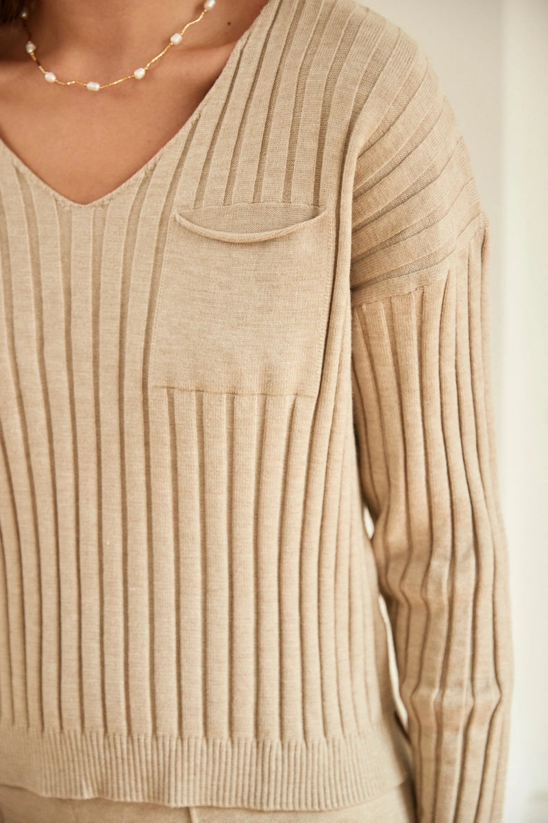 Ensemble deux pièces confort et chic beige - RIVE GAUCHE