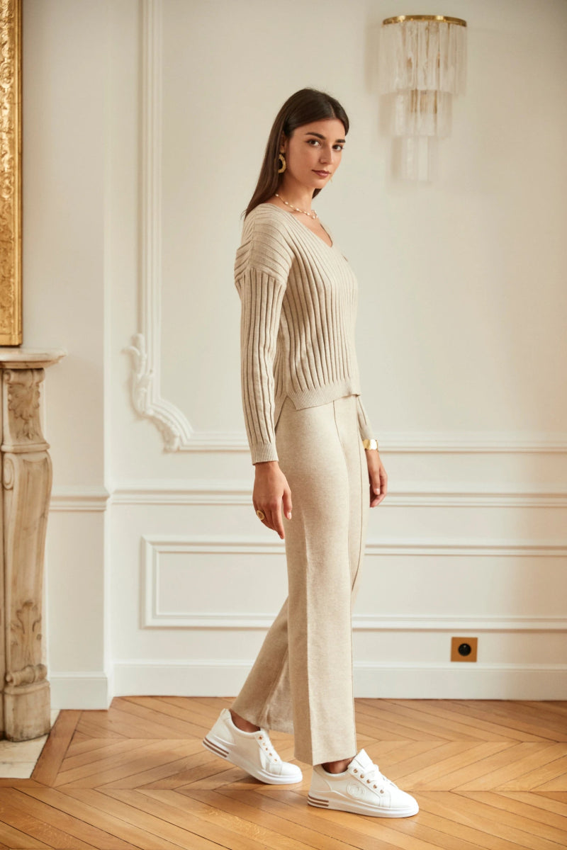 Ensemble deux pièces confort et chic beige - RIVE GAUCHE