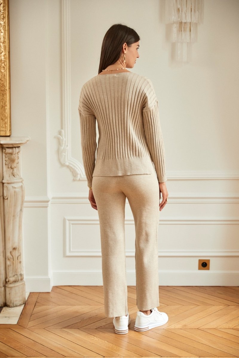 Ensemble deux pièces confort et chic beige - RIVE GAUCHE