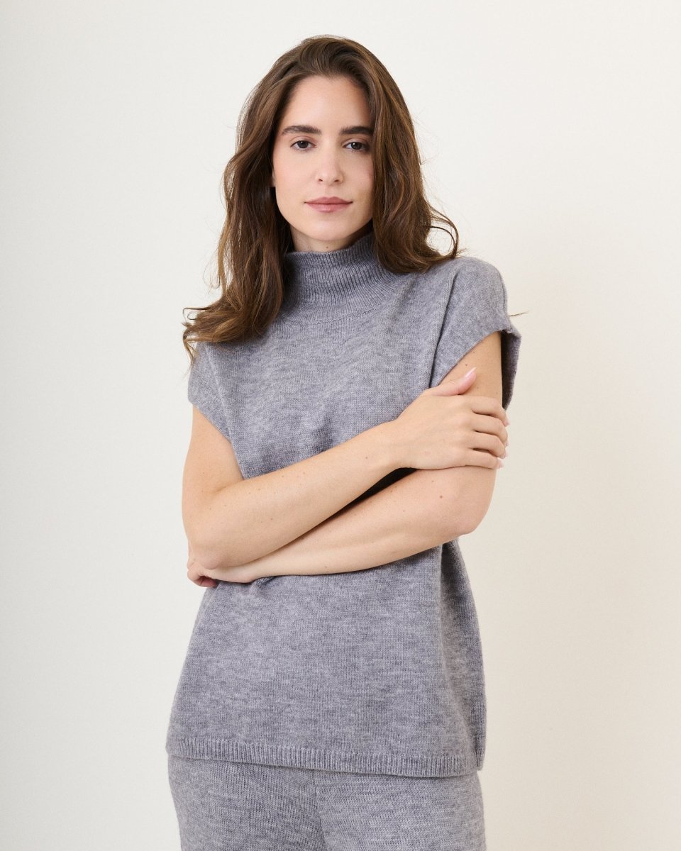 Ensemble en maille confort gris - RIVE GAUCHE