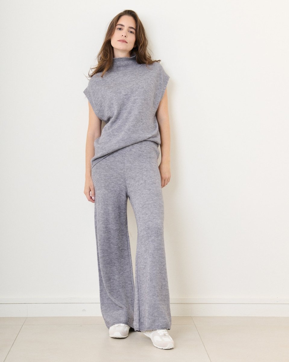 Ensemble en maille confort gris - RIVE GAUCHE