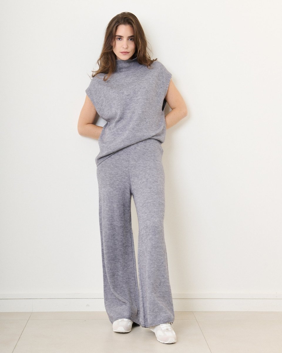 Ensemble en maille confort gris - RIVE GAUCHE