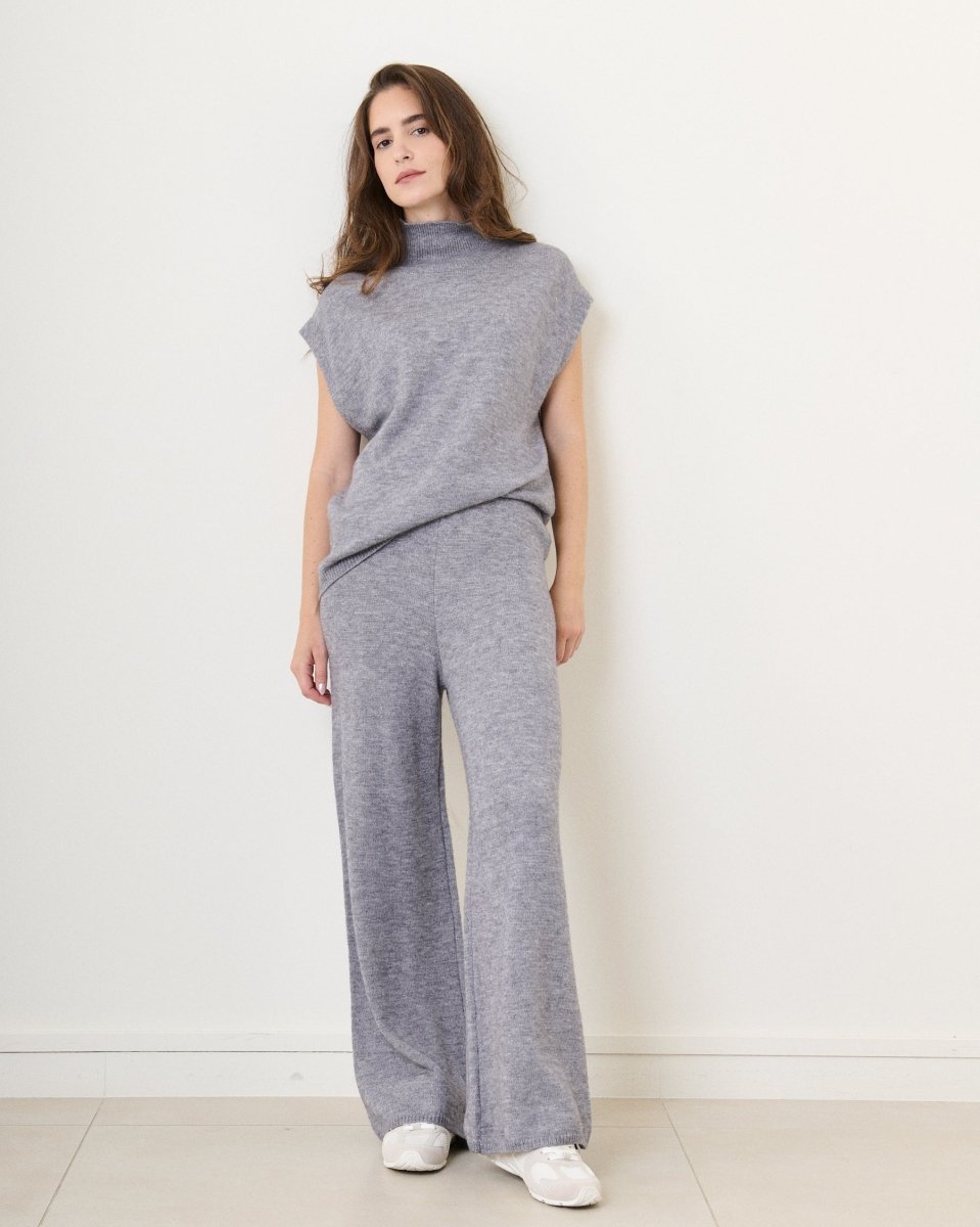 Ensemble en maille confort gris - RIVE GAUCHE