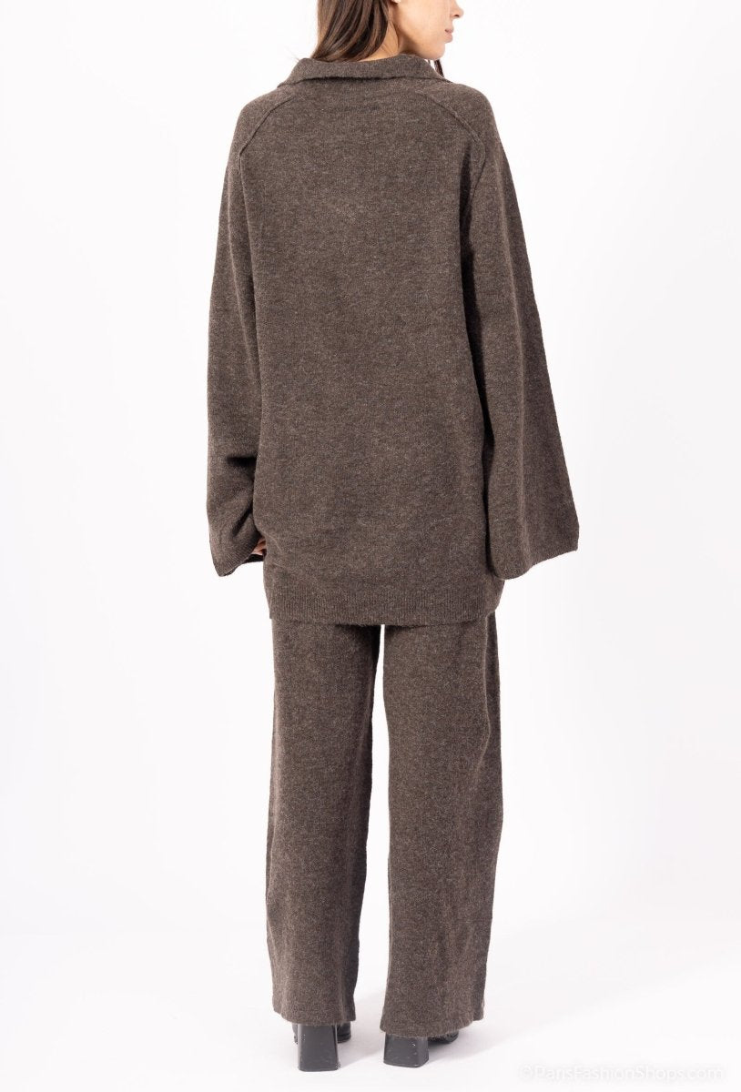 Ensemble pull maille et pantalon oversize - RIVE GAUCHE