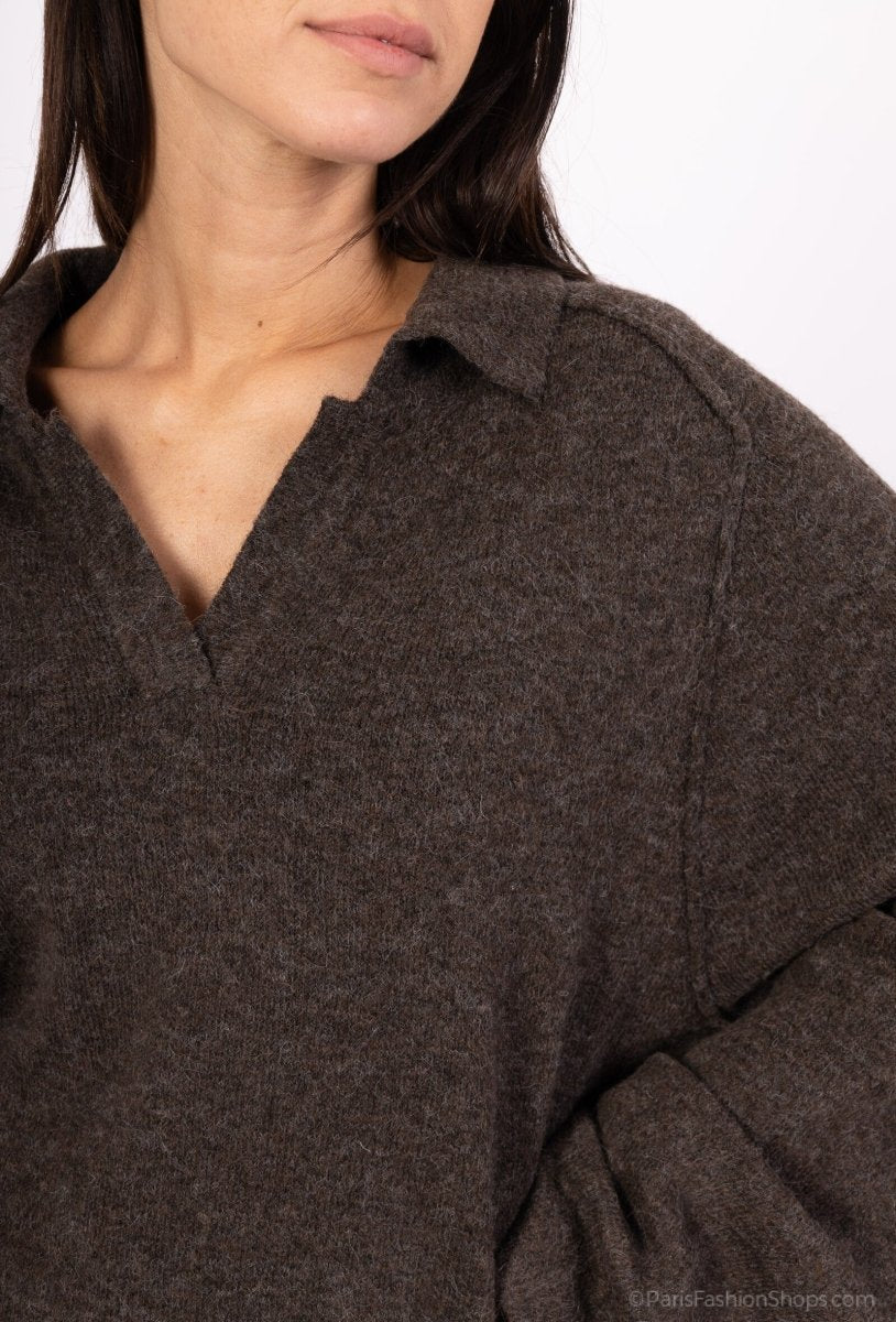 Ensemble pull maille et pantalon oversize - RIVE GAUCHE