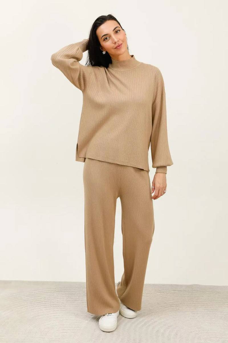Ensemble pull & pantalon côtelé – chic & confort assuré - RIVE GAUCHE