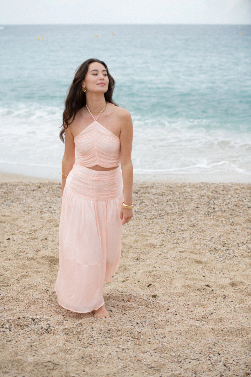 Ensemble top et jupe mi longue Antara - RIVE GAUCHE