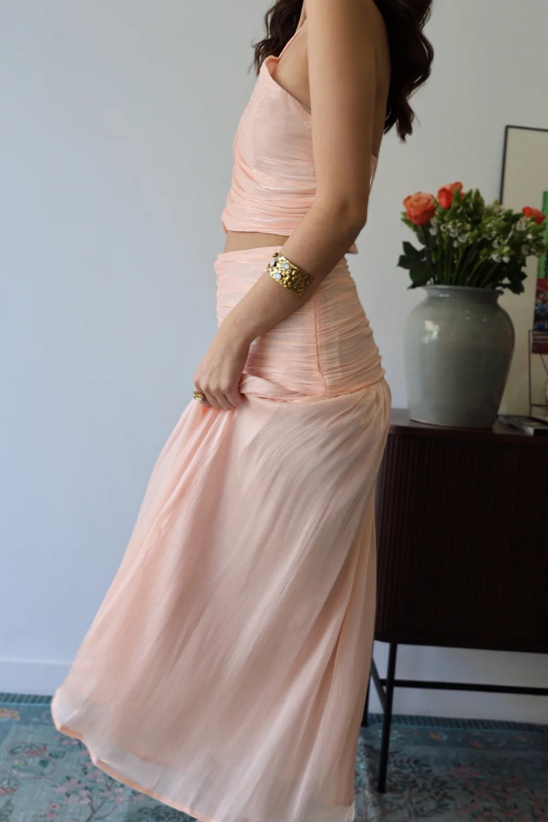 Ensemble top et jupe mi longue Antara - RIVE GAUCHE