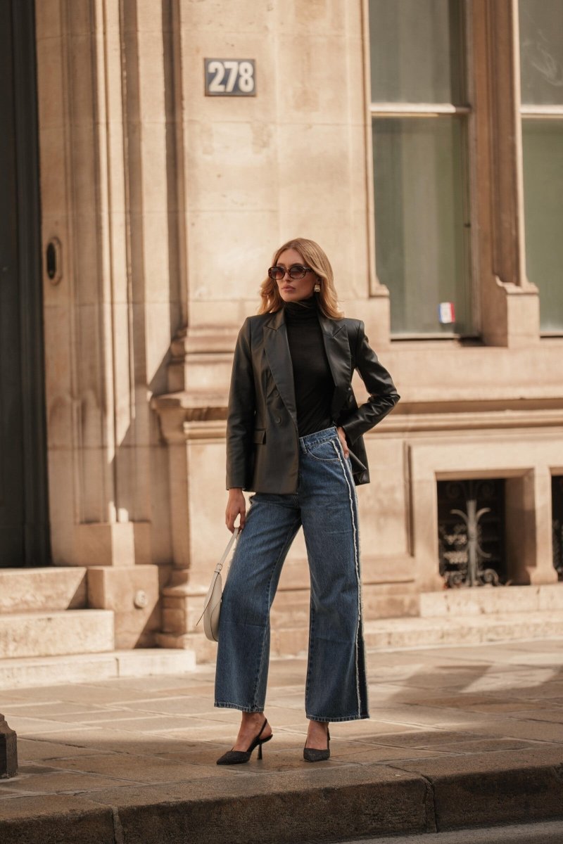 Jean droit Sawyer avec frange sur le côté - RIVE GAUCHE